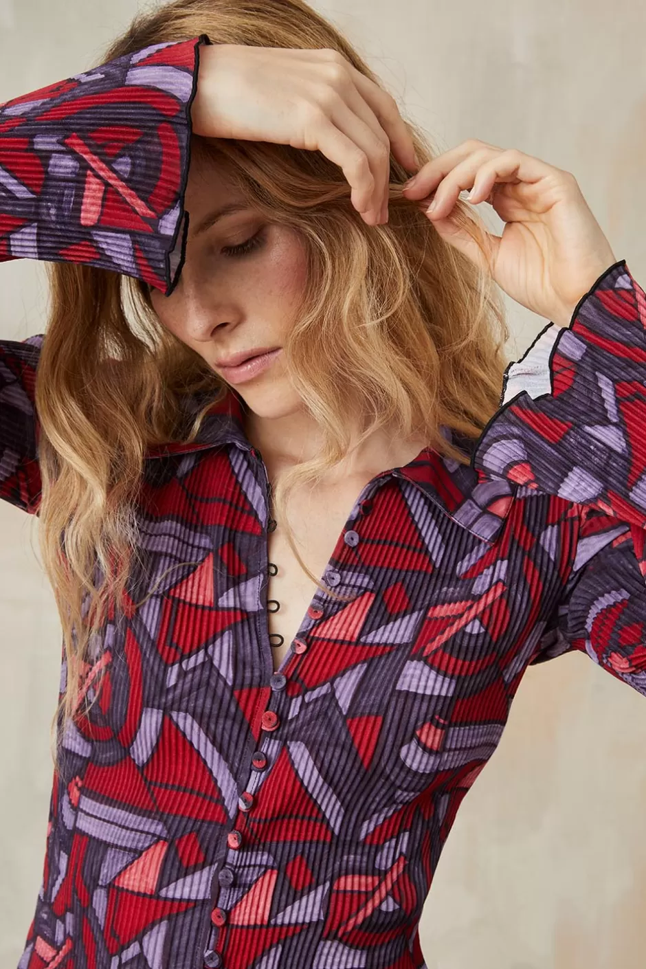 blouse_balma_puzzle_8.webp Soi Paris Blouse Balma Puzzle IMPRIMÉS Online