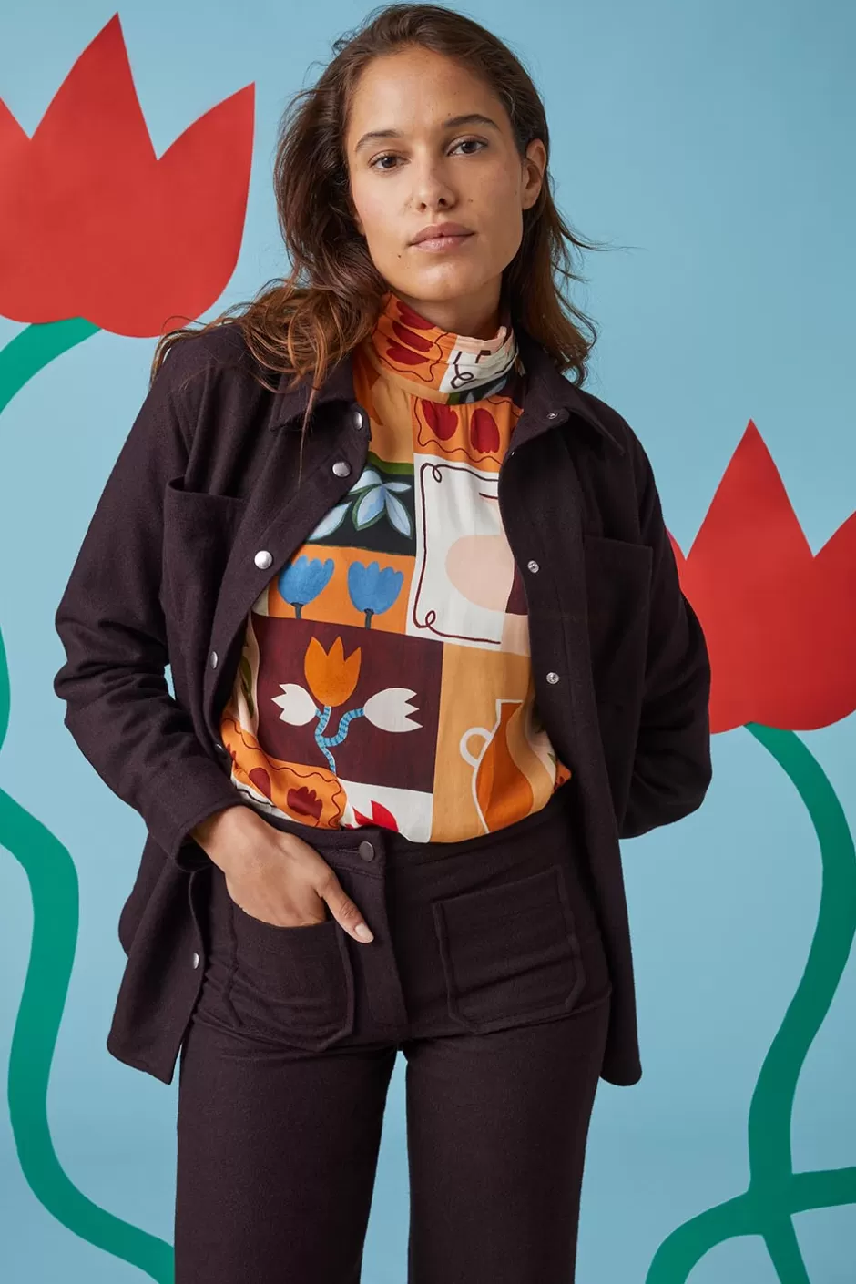 blouse_impriale_soi_x_laetitia_rouget_6.webp Soi Paris Blouse Impériale Soi x Laetitia Rouget IMPRIMÉS New