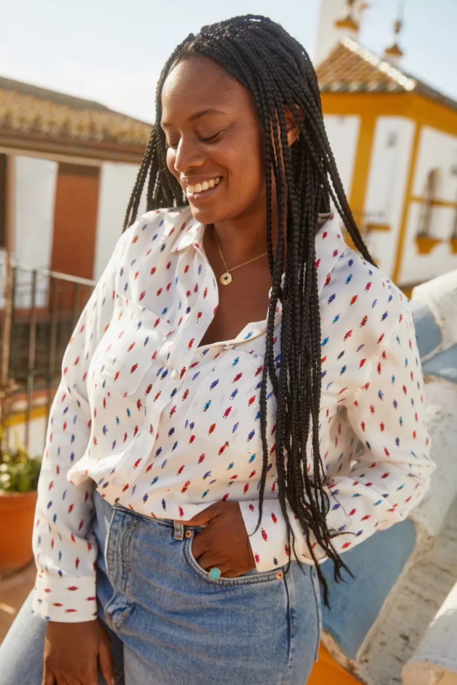 chemisier_en_soie_reine_elisabeth_8.webp Soi Paris Chemisier en soie Reine Elisabeth IMPRIMÉS New