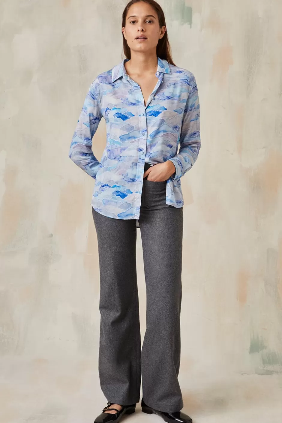 chemisier_givre_6.webp Soi Paris Chemisier Givre IMPRIMÉS Outlet