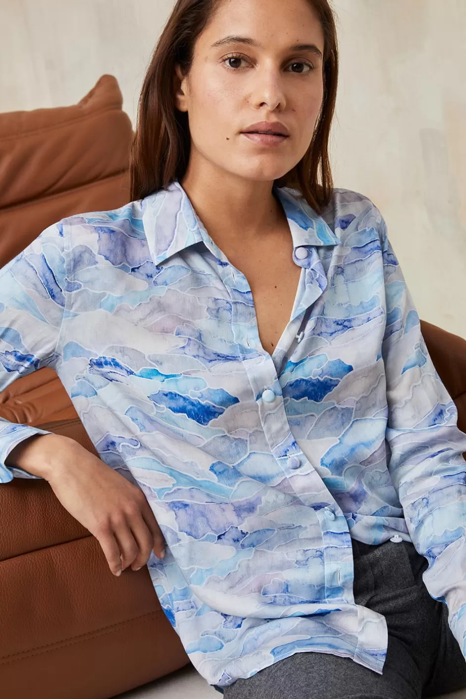 chemisier_givre_7.webp Soi Paris Chemisier Givre IMPRIMÉS Outlet