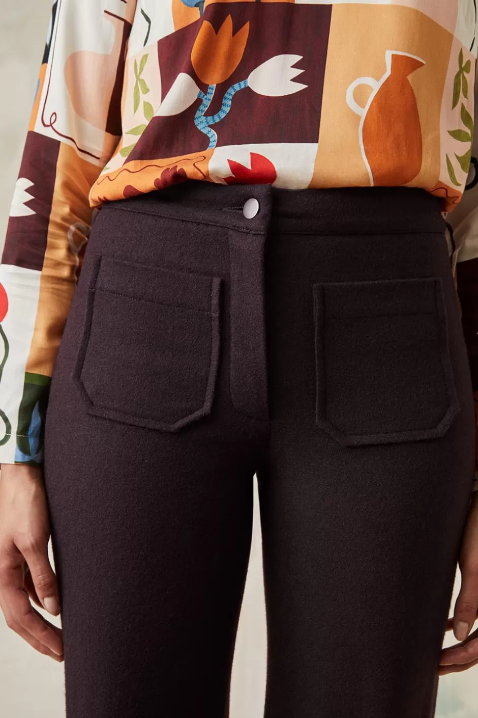 pantalon_enchanteur_aubergine_3.webp Soi Paris Pantalon Enchanteur Aubergine IMPRIMÉS Flash Sale