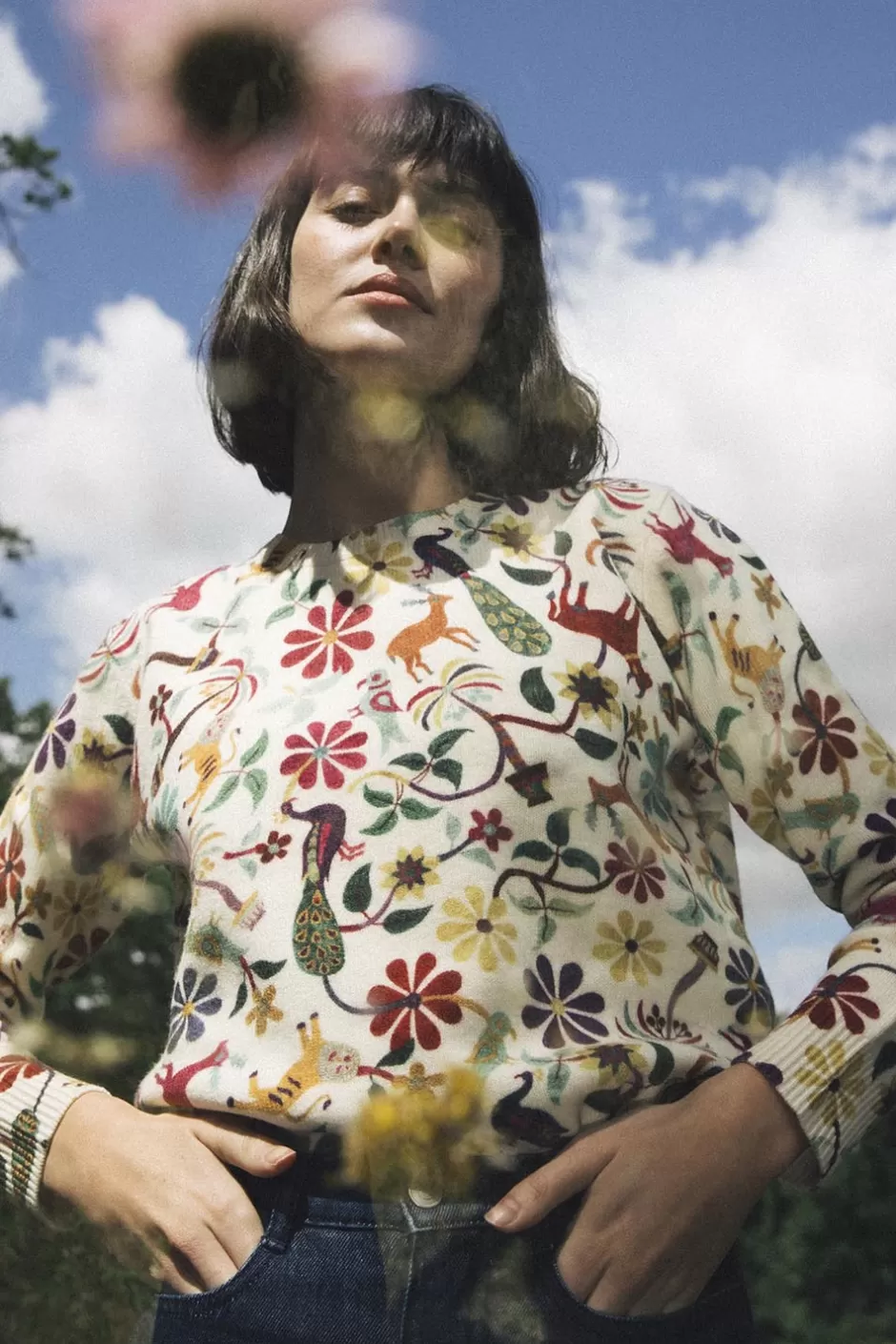 Soi Paris Pull Jaipur en Laine IMPRIMÉS Best