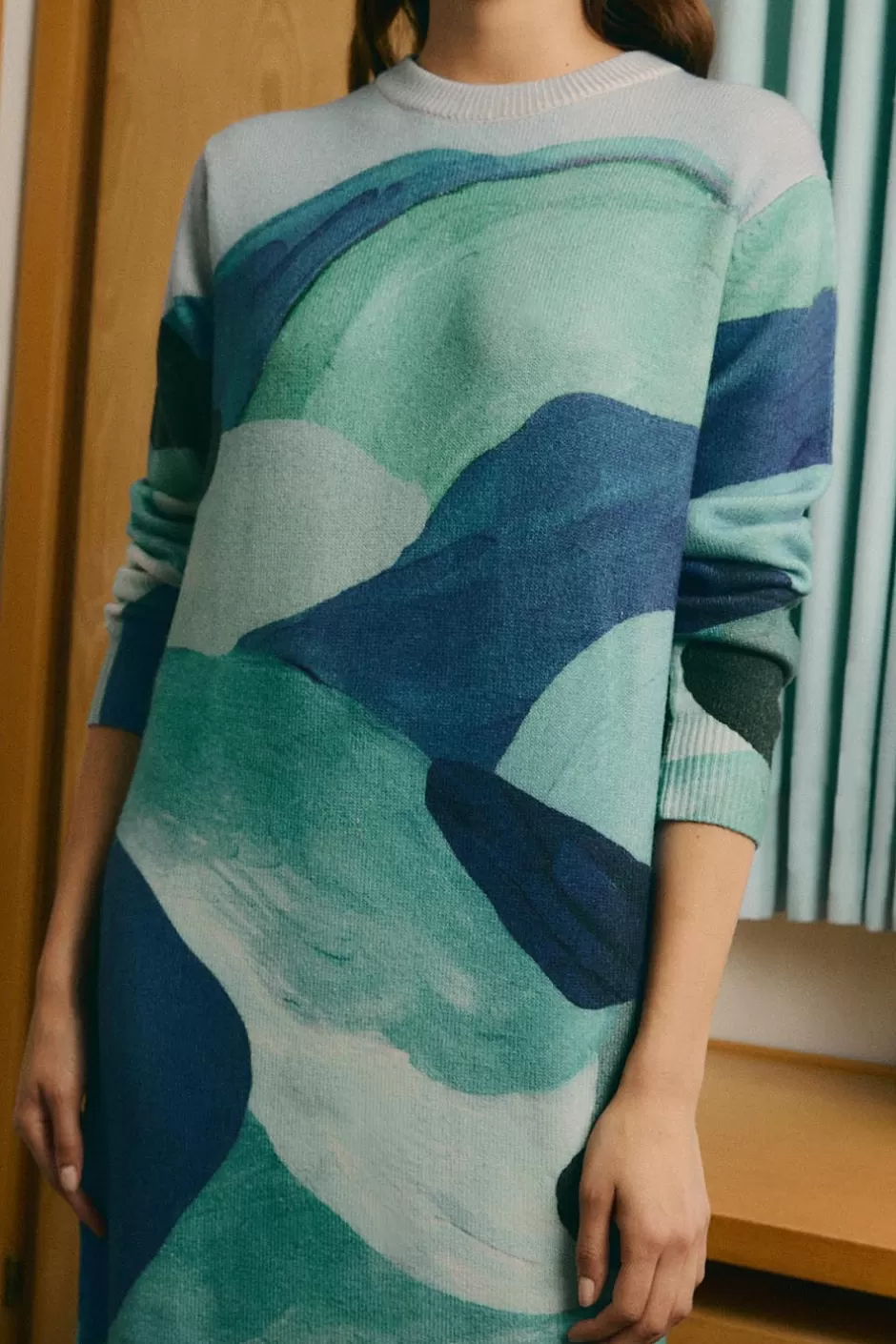 robe_pull_evasion_glace_5.webp Soi Paris Robe Pull Evasion glacée IMPRIMÉS Store