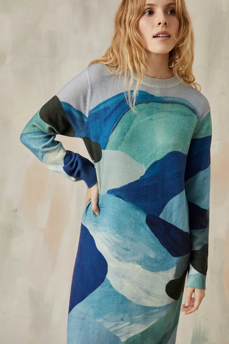 robe_pull_evasion_glace_8.webp Soi Paris Robe Pull Evasion glacée IMPRIMÉS Store