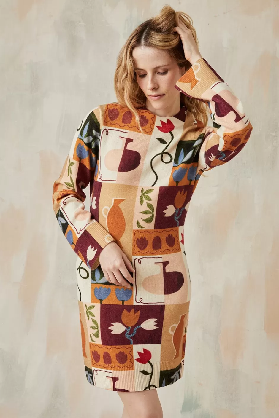 robe_pull_soi_x_laetitia_rouget_8.webp Soi Paris Robe Pull Soi x Laetitia Rouget IMPRIMÉS Outlet