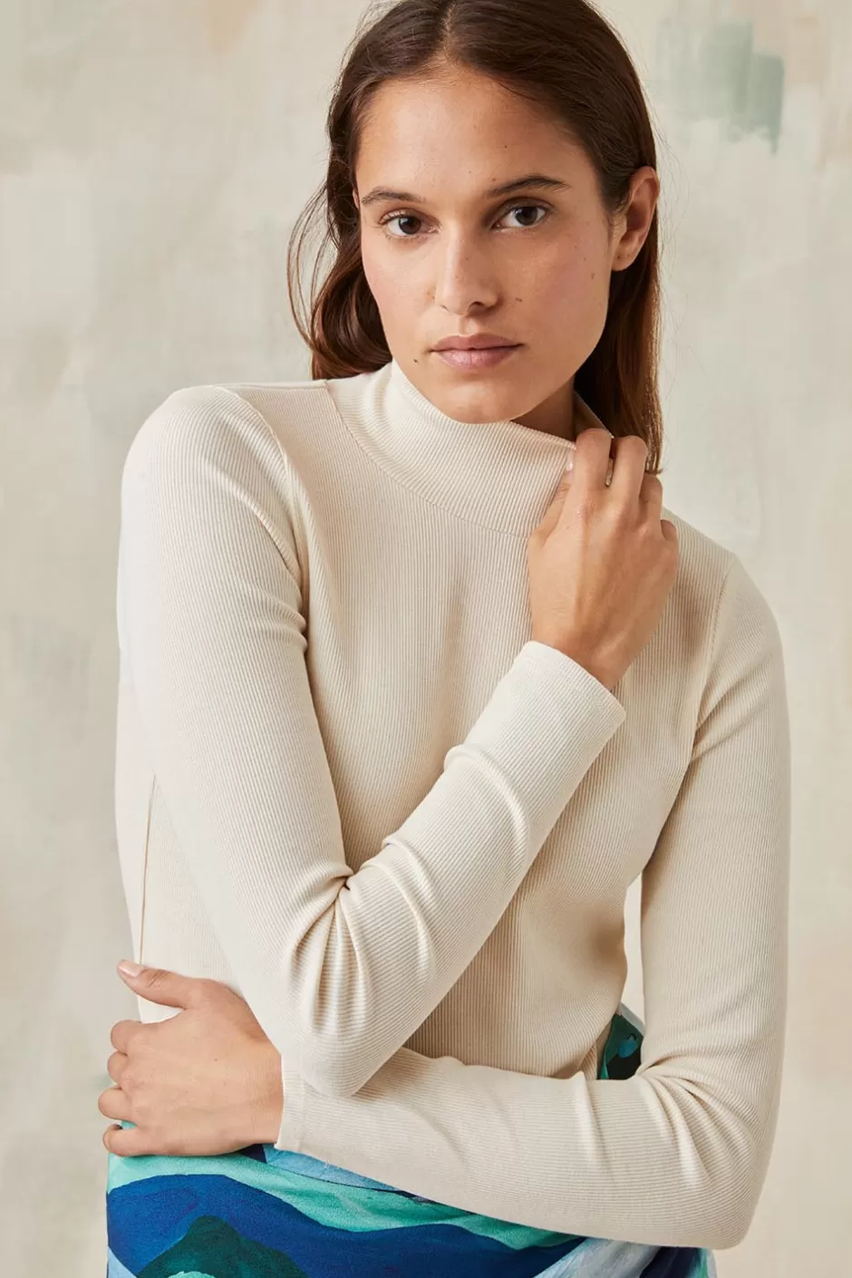 souspull_ecru_2.webp Soi Paris Sous-pull Ecru IMPRIMÉS Shop