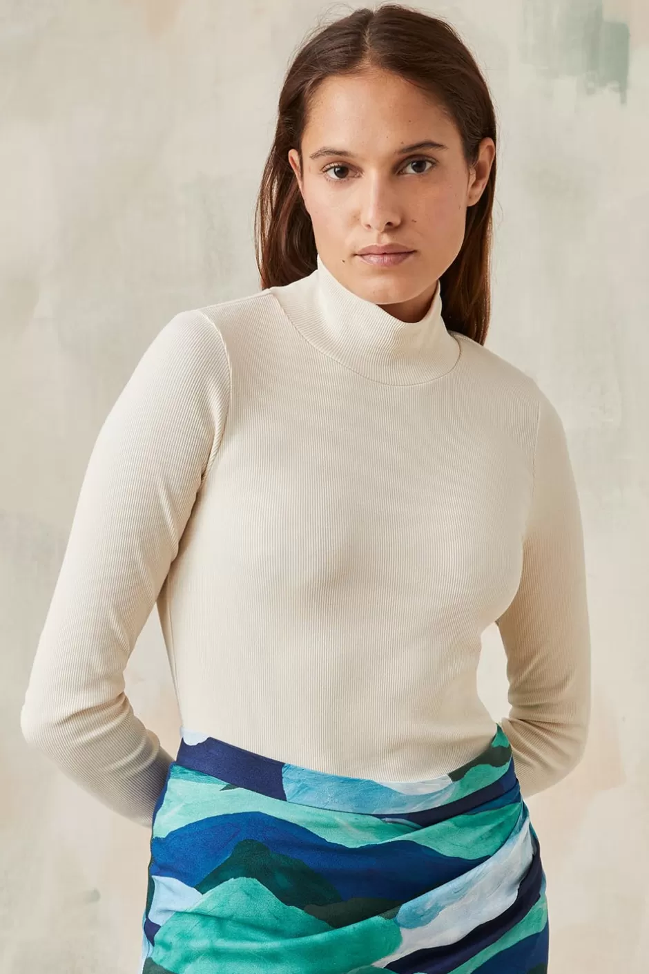 souspull_ecru_4.webp Soi Paris Sous-pull Ecru IMPRIMÉS Shop